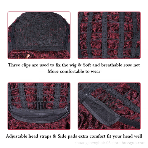 African Gypsy High temperature resistant fibres Wig Spring Twist Crochet Box Braid Synthetic Hair Faux Locs Wigs for black Women